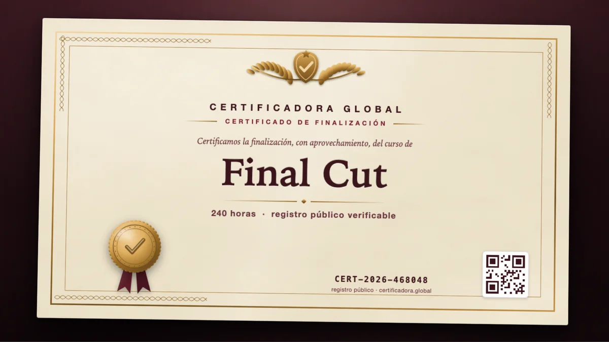 Portada del curso Final Cut