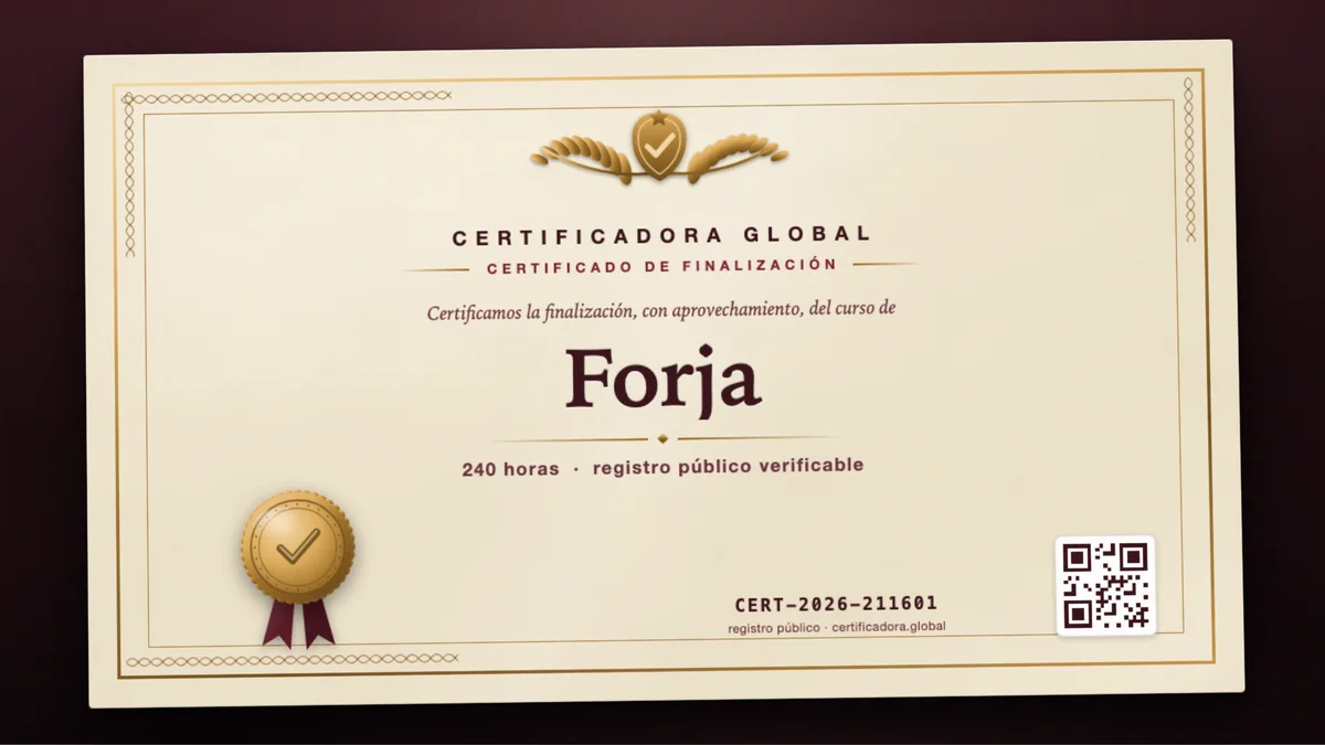 Portada del curso Forja