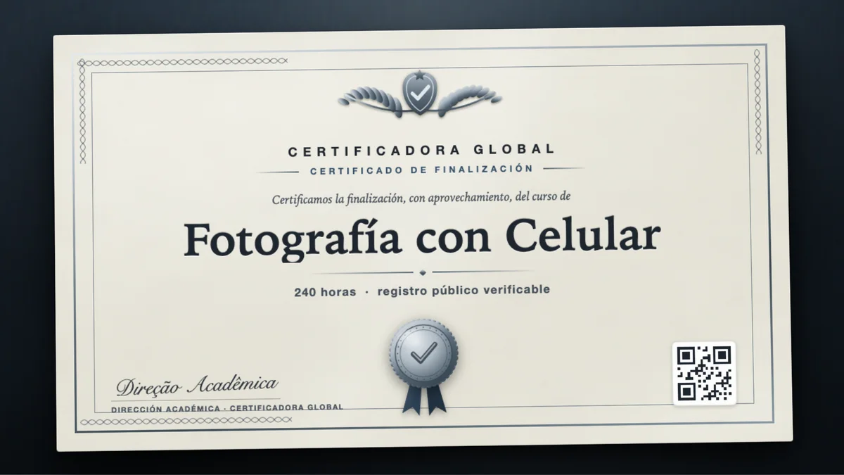 Portada del curso Fotografía con Celular