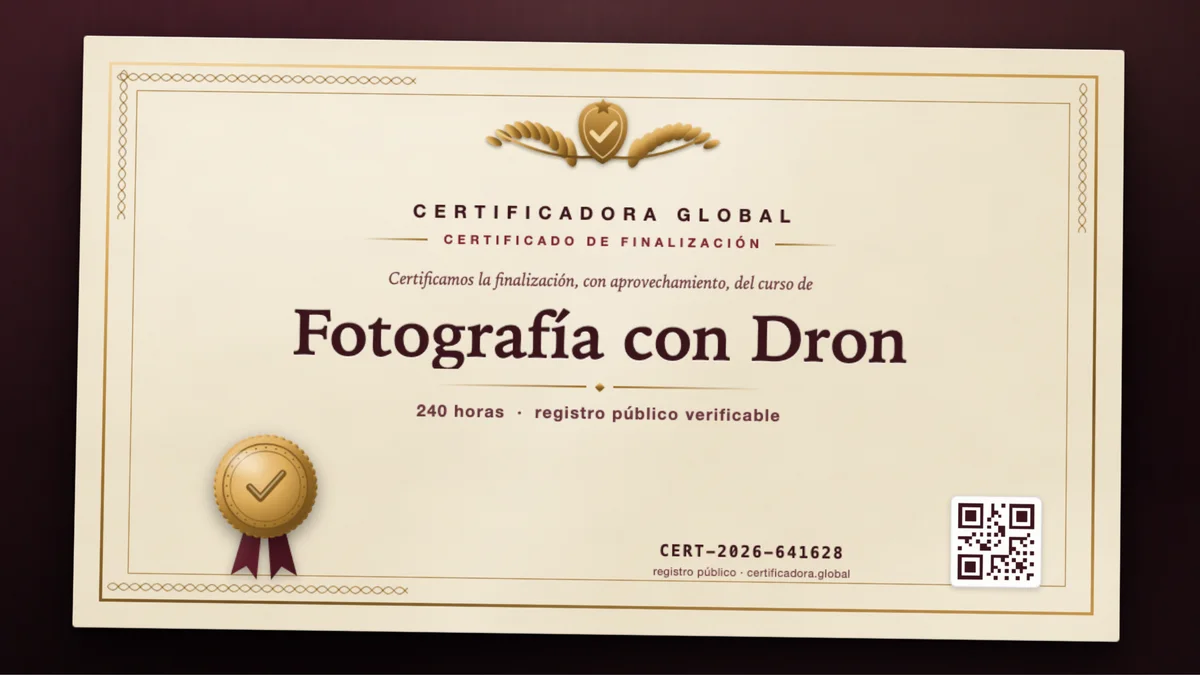 Portada del curso Fotografía con Dron