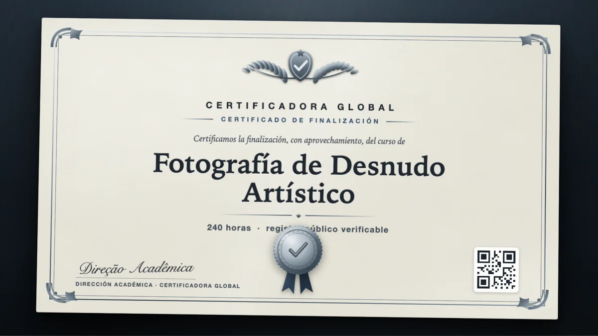 Portada del curso Fotografía de Desnudo Artístico