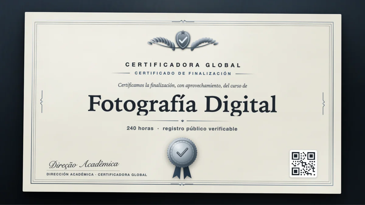 Portada del curso Fotografía Digital