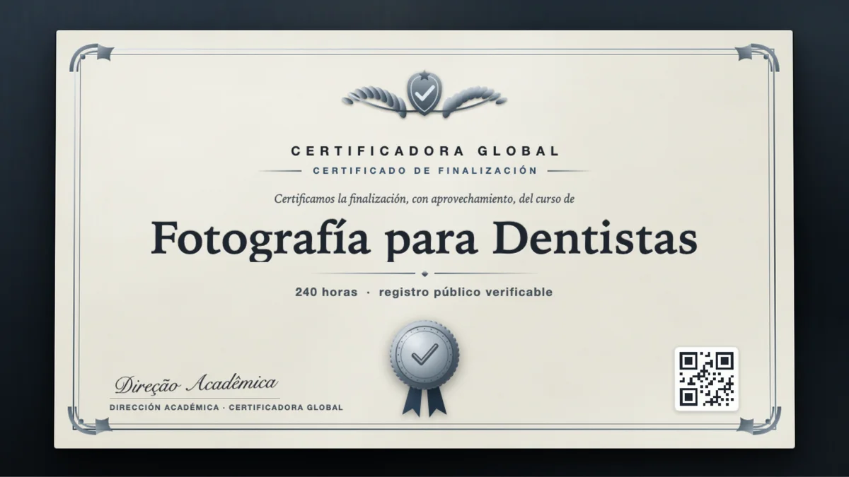 Portada del curso Fotografía para Dentistas