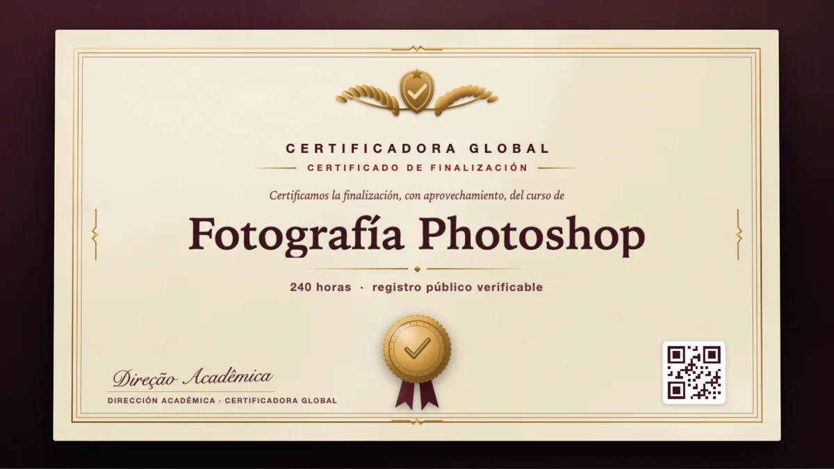 Portada del curso Fotografía Photoshop