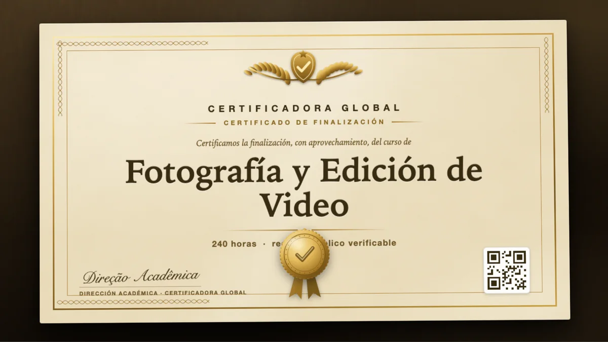 Portada del curso Fotografía y Edición de Video