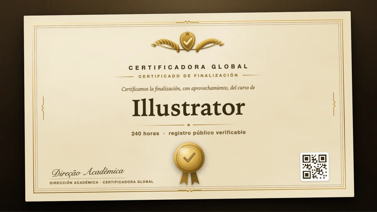 Portada del curso Illustrator