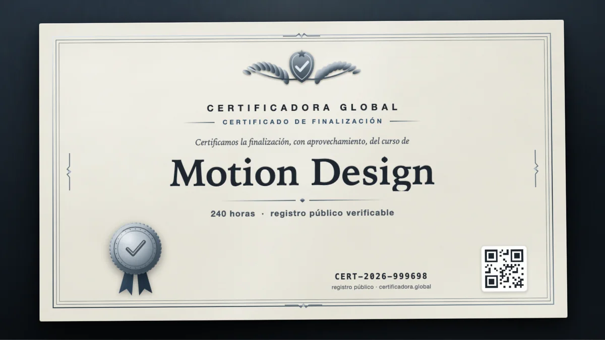 Portada del curso Motion Design