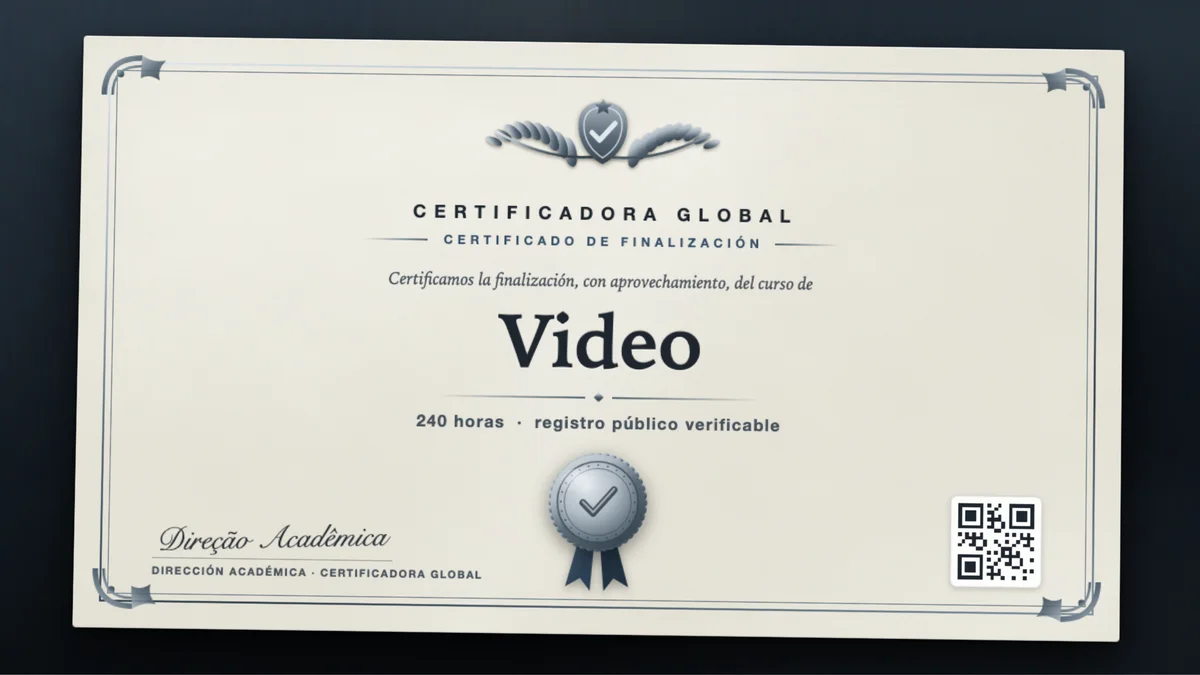 Portada del curso Video
