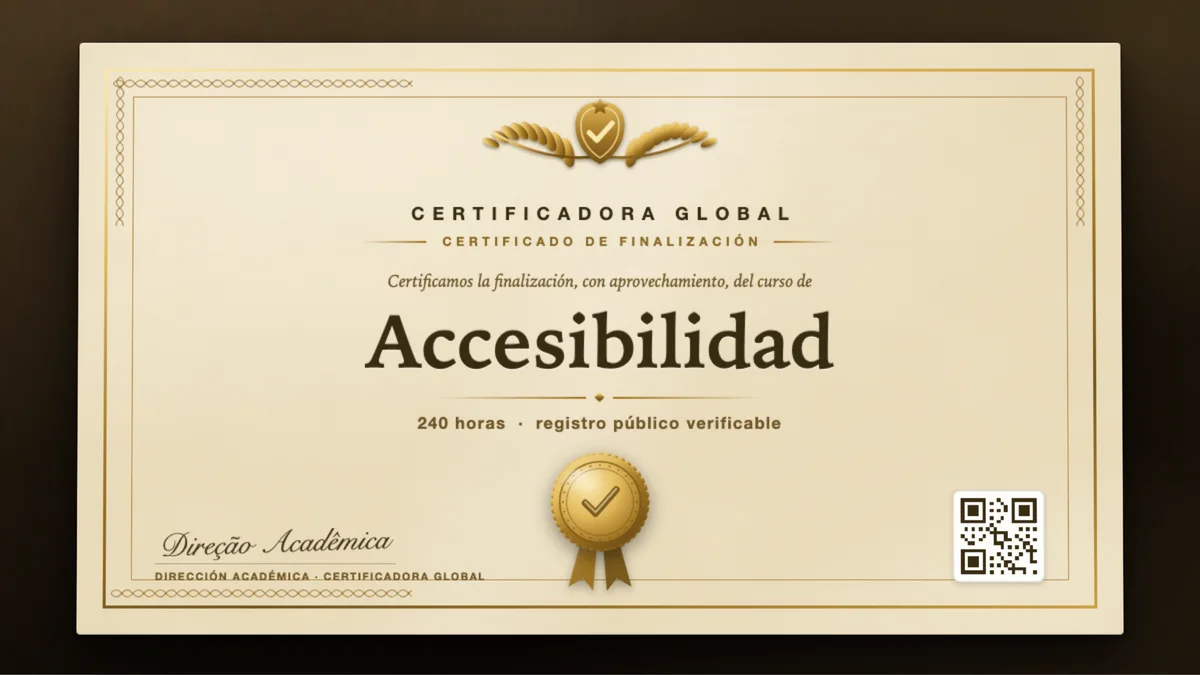 Portada del curso Accesibilidad