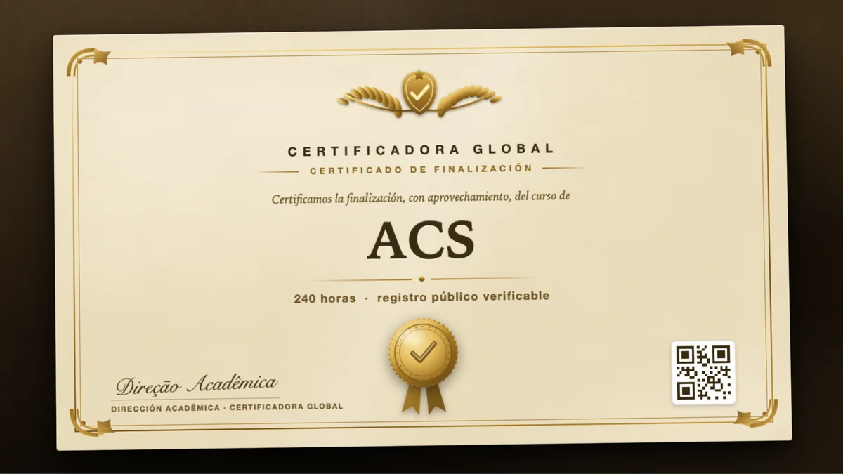 Portada del curso ACS