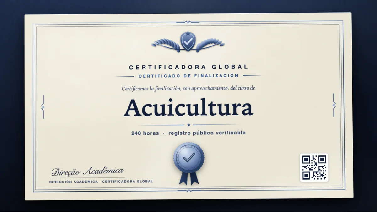 Portada del curso Acuicultura