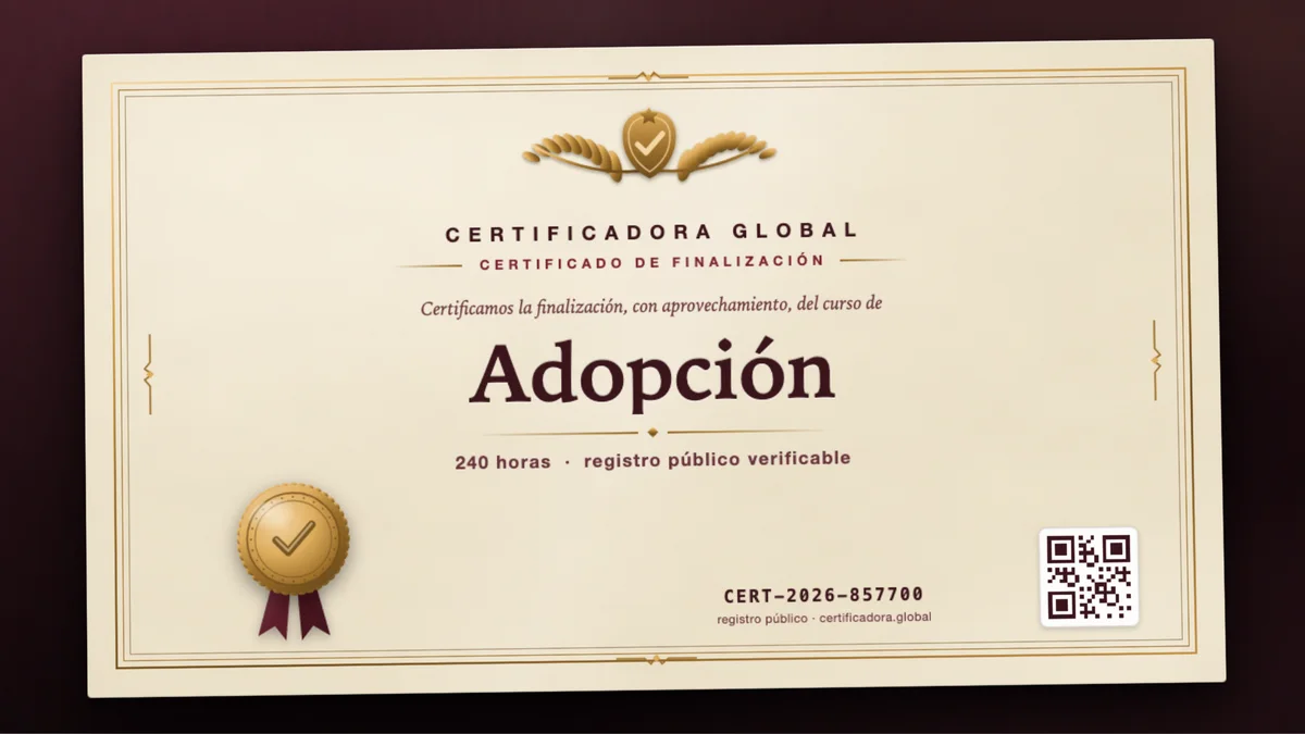 Portada del curso Adopción