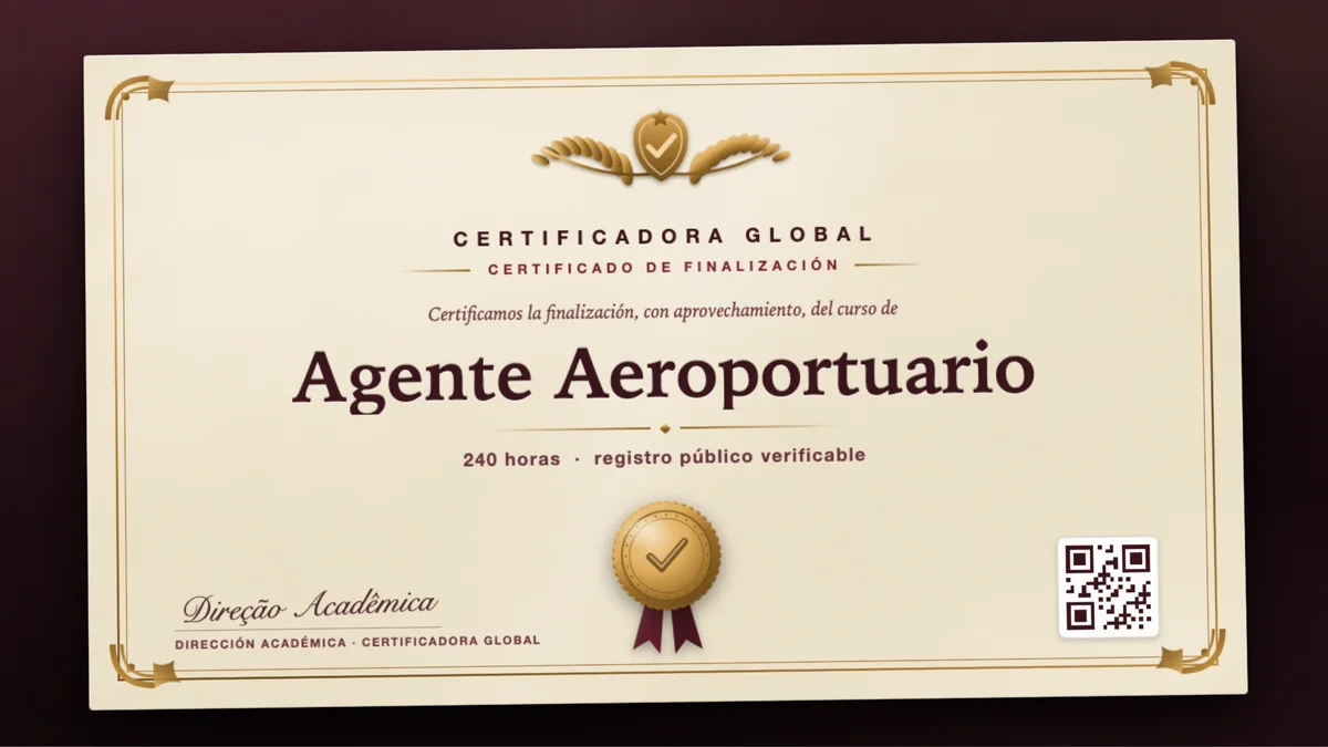 Portada del curso Agente Aeroportuario