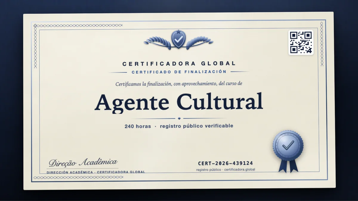 Portada del curso Agente Cultural