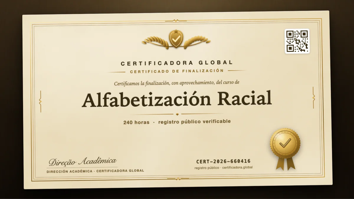 Portada del curso Alfabetización Racial