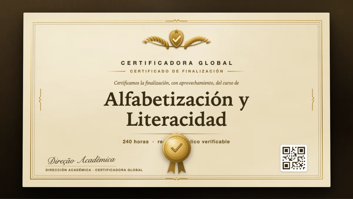 Portada del curso Alfabetización y Literacidad