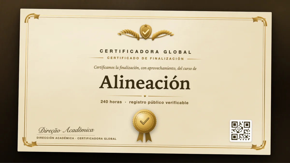 Portada del curso Alineación