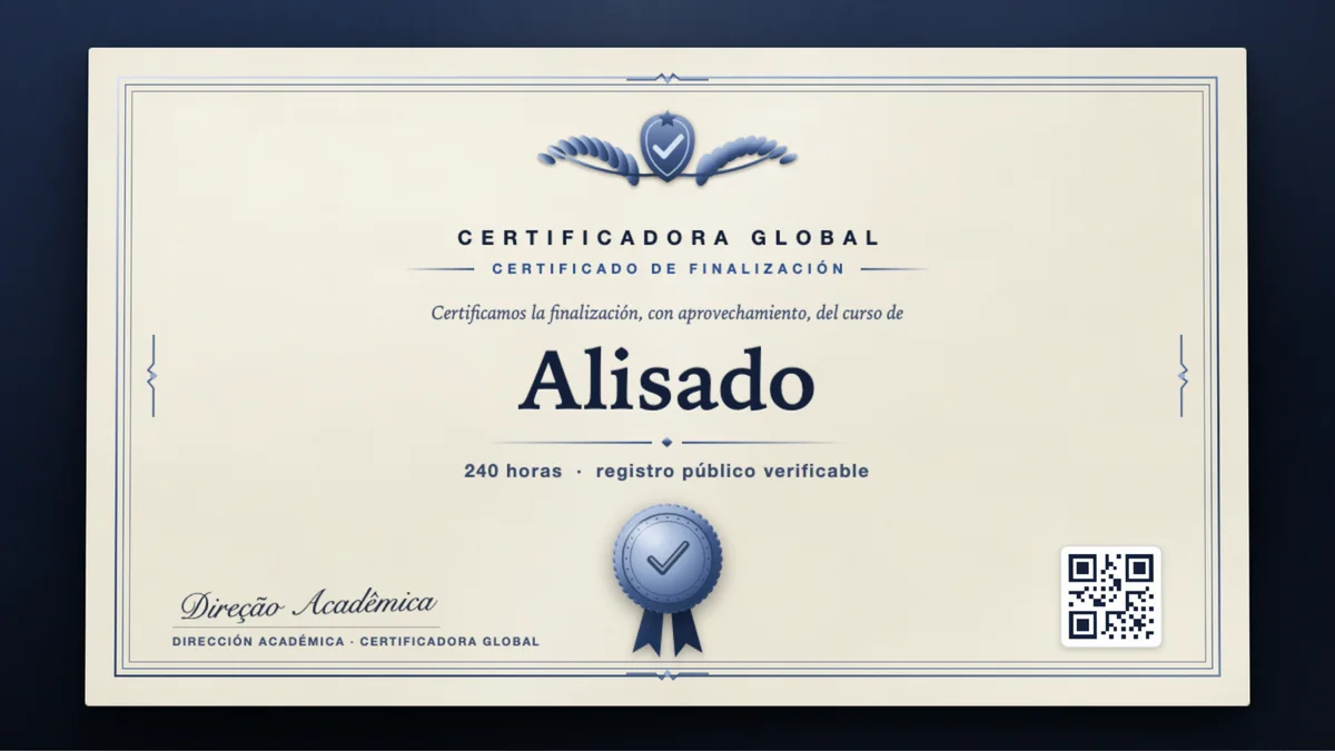 Portada del curso Alisado