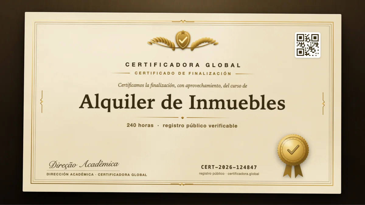 Portada del curso Alquiler de Inmuebles