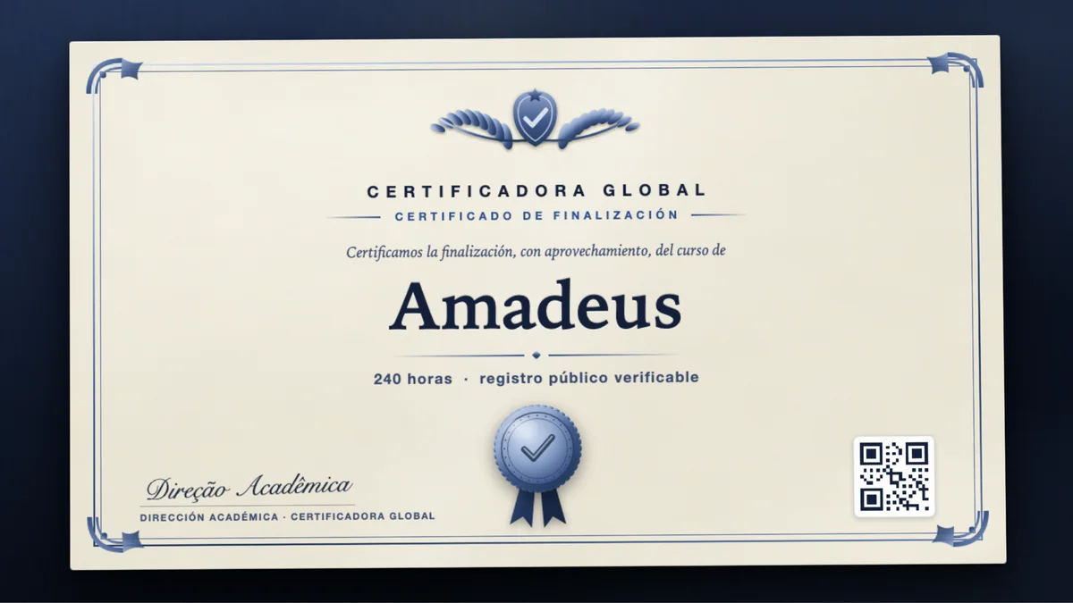 Portada del curso Amadeus