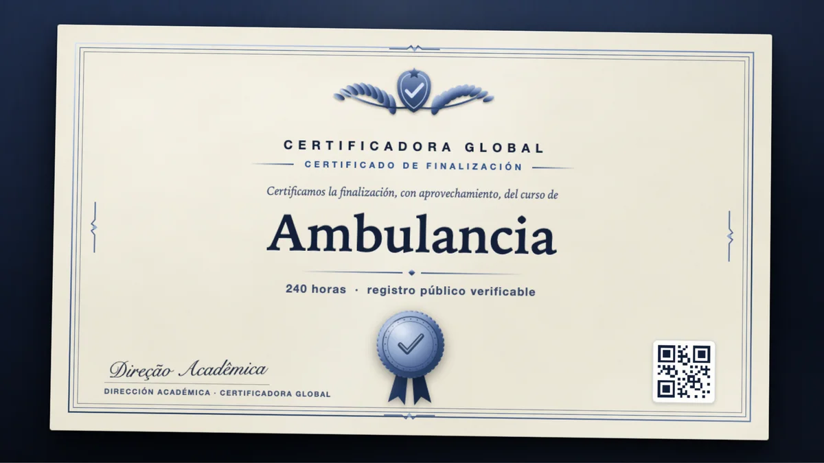 Portada del curso Ambulancia