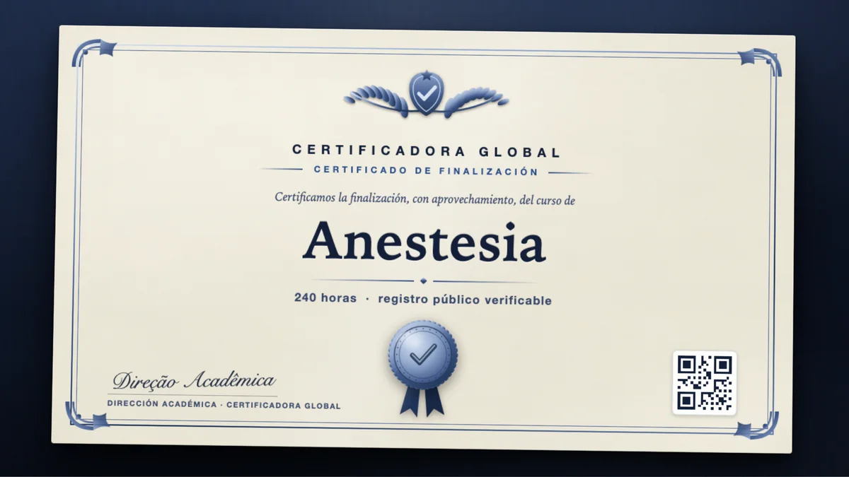 Portada del curso Anestesia