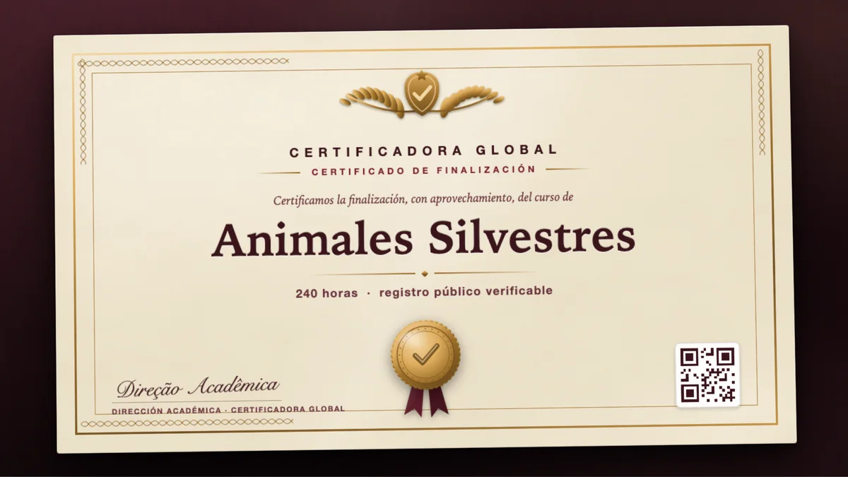Portada del curso Animales Silvestres