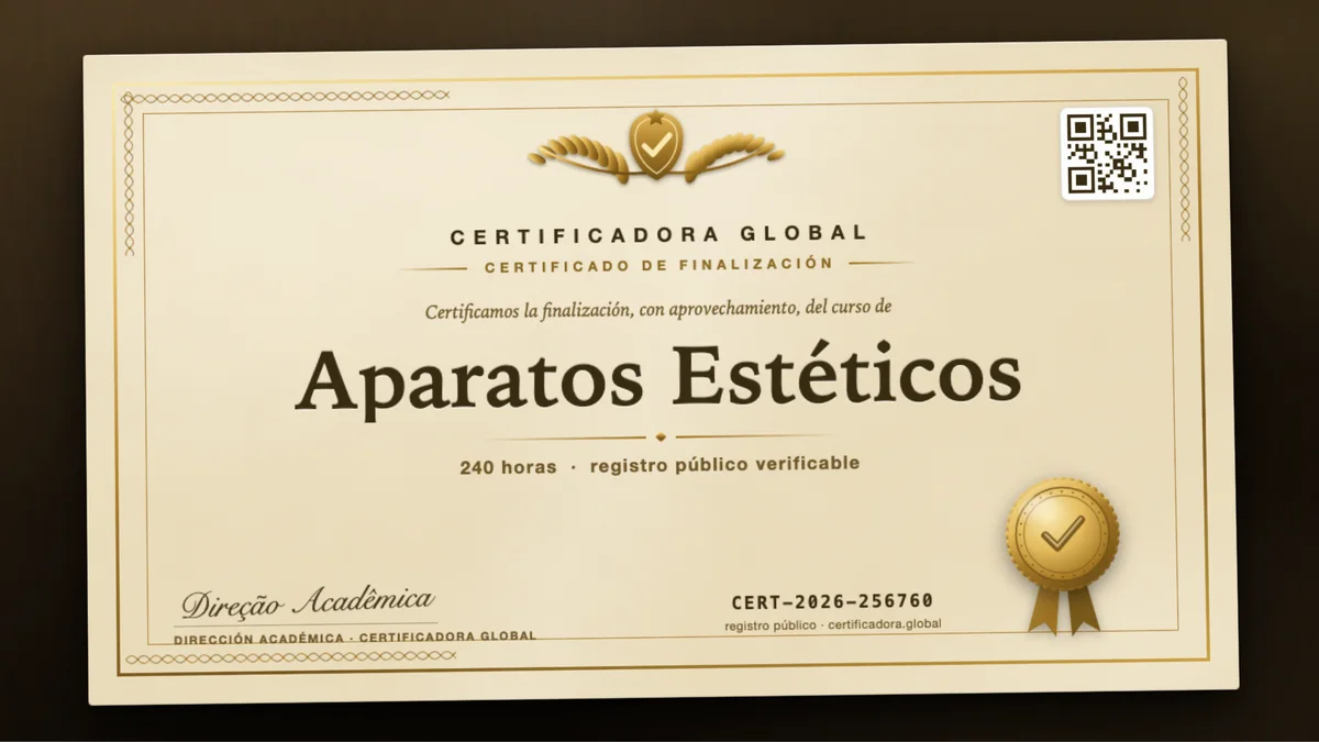 Portada del curso Aparatos Estéticos
