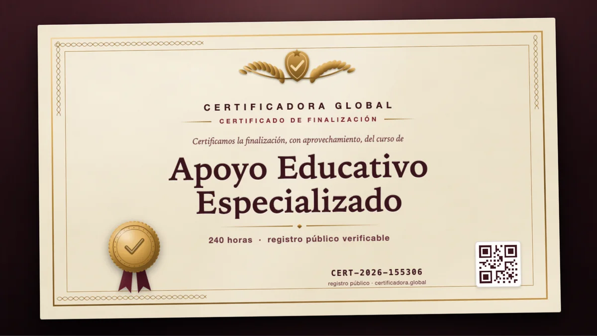 Portada del curso Apoyo Educativo Especializado