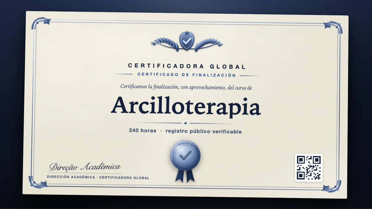 Portada del curso Arcilloterapia