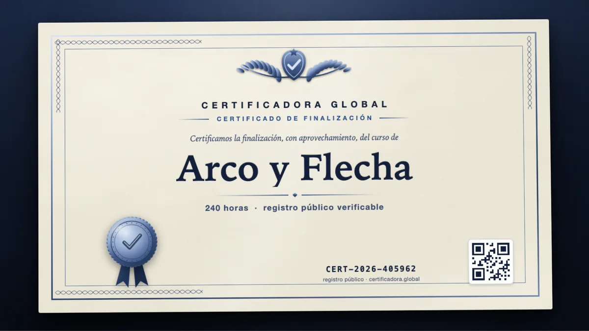 Portada del curso Arco y Flecha