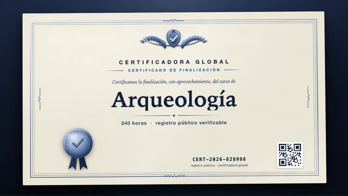 Portada del curso Arqueología