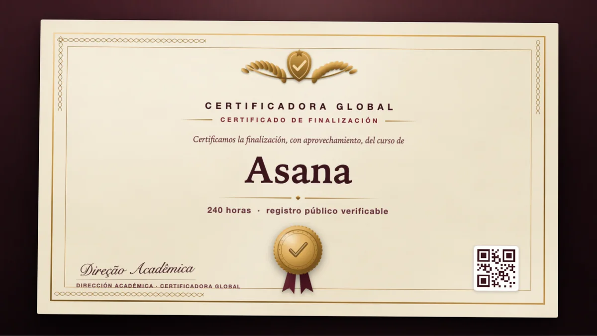 Portada del curso Asana