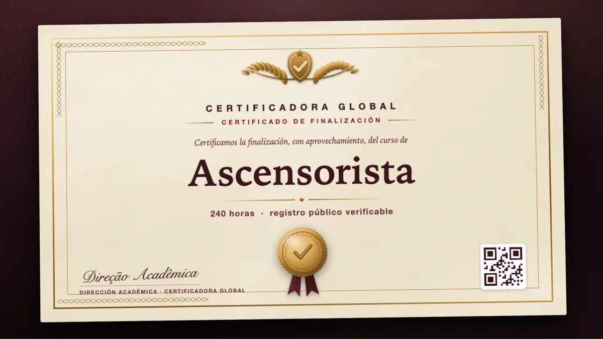 Portada del curso Ascensorista