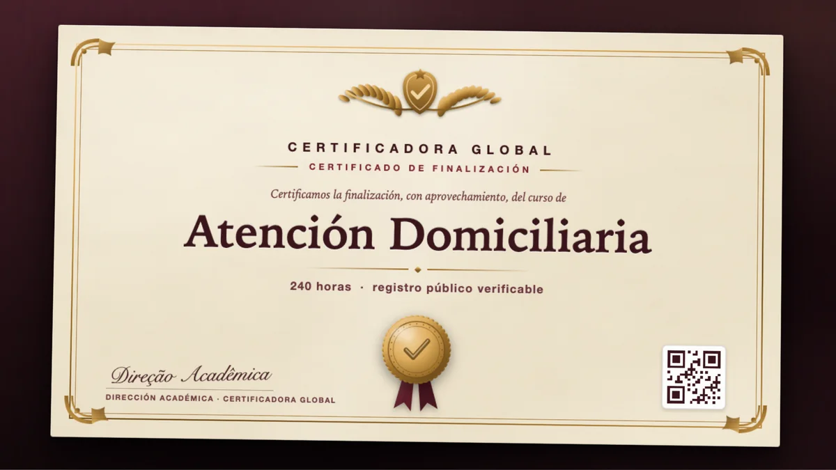 Portada del curso Atención Domiciliaria