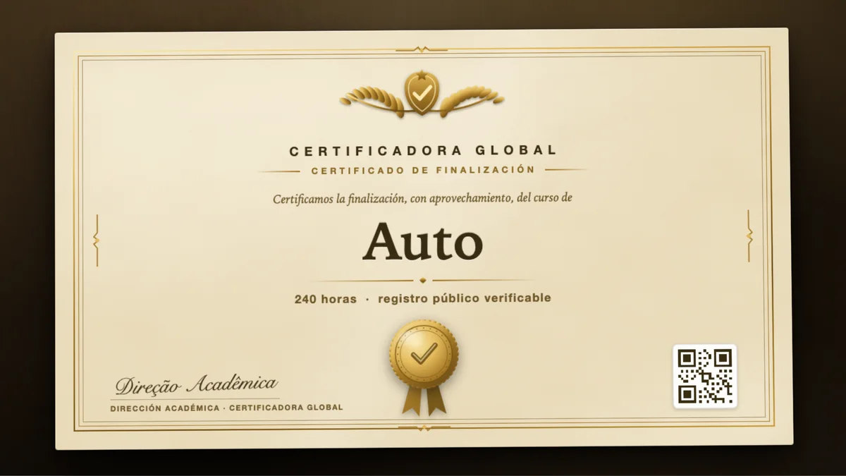 Portada del curso Auto