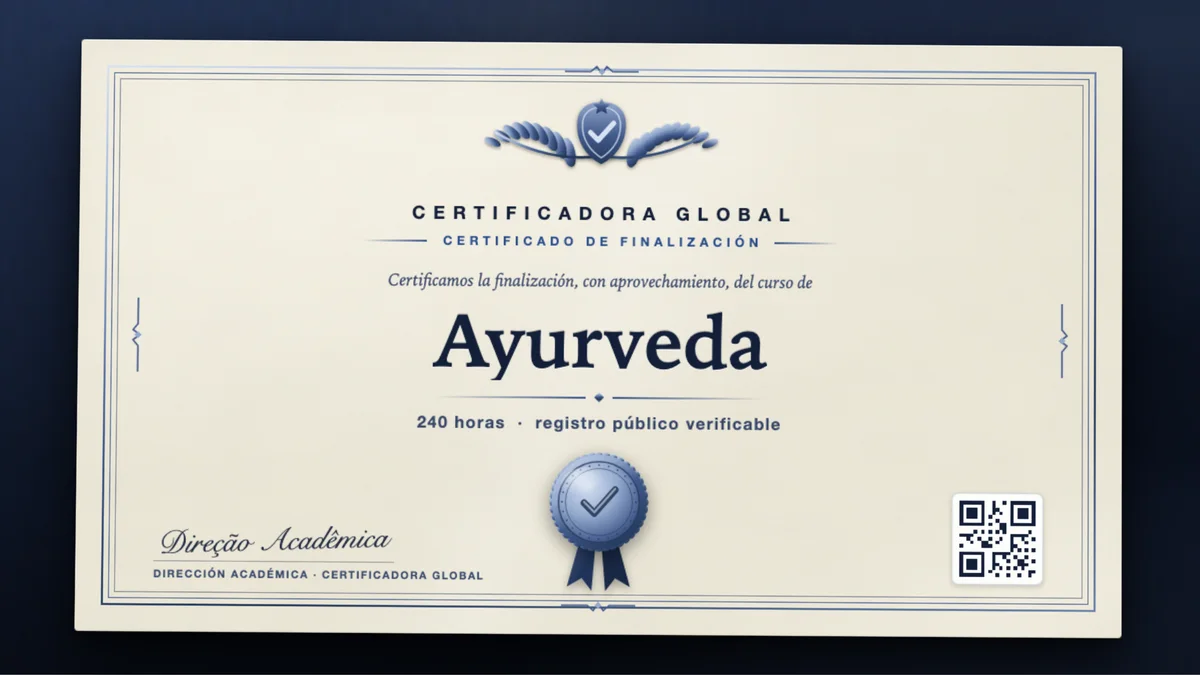 Portada del curso Ayurveda