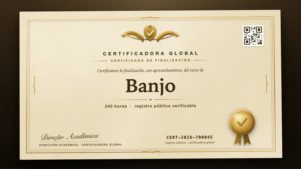 Portada del curso Banjo