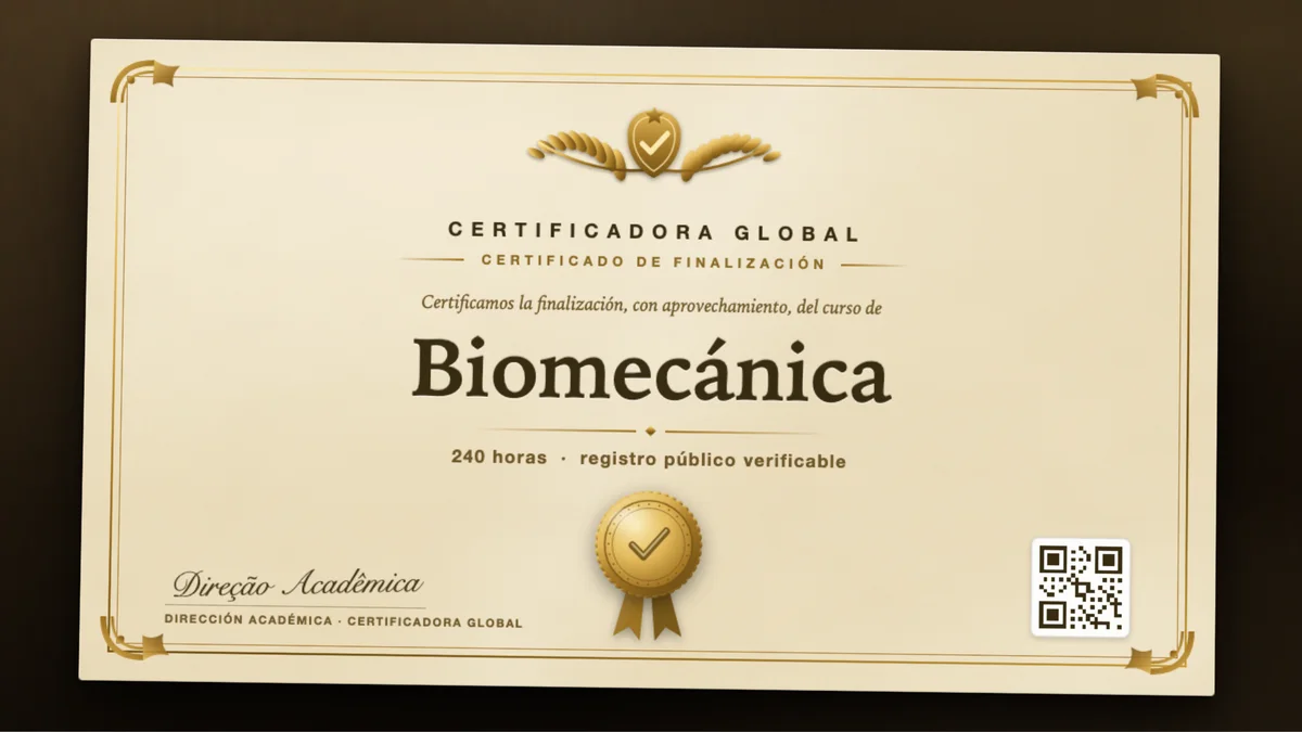 Portada del curso Biomecánica