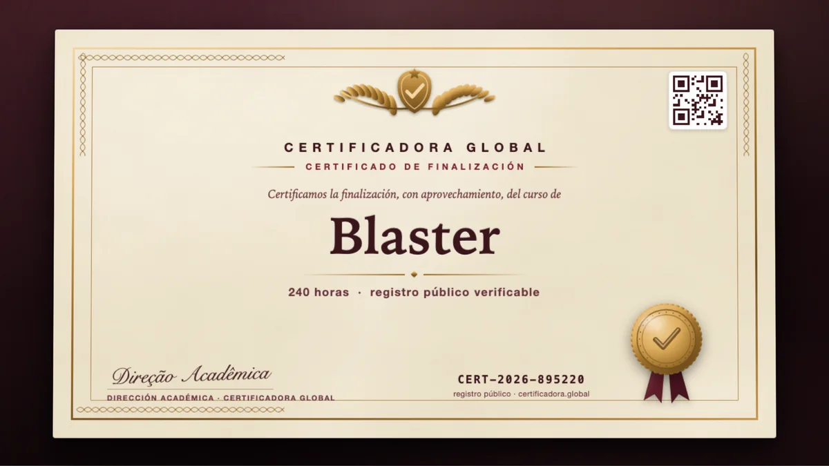 Portada del curso Blaster