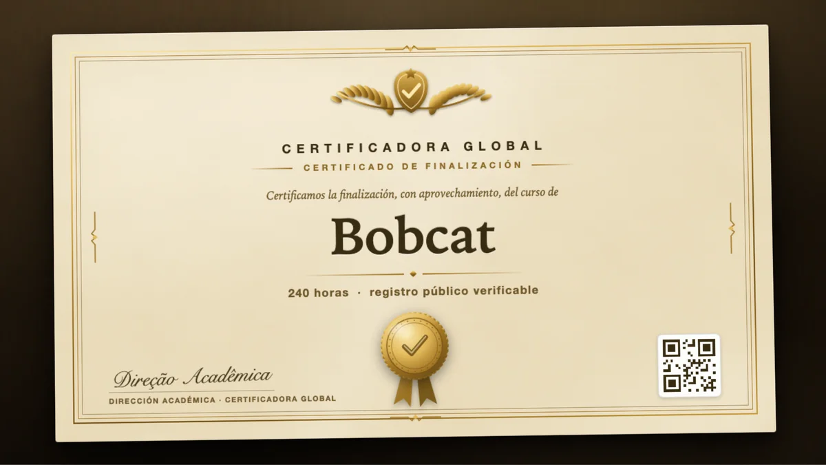 Portada del curso Bobcat