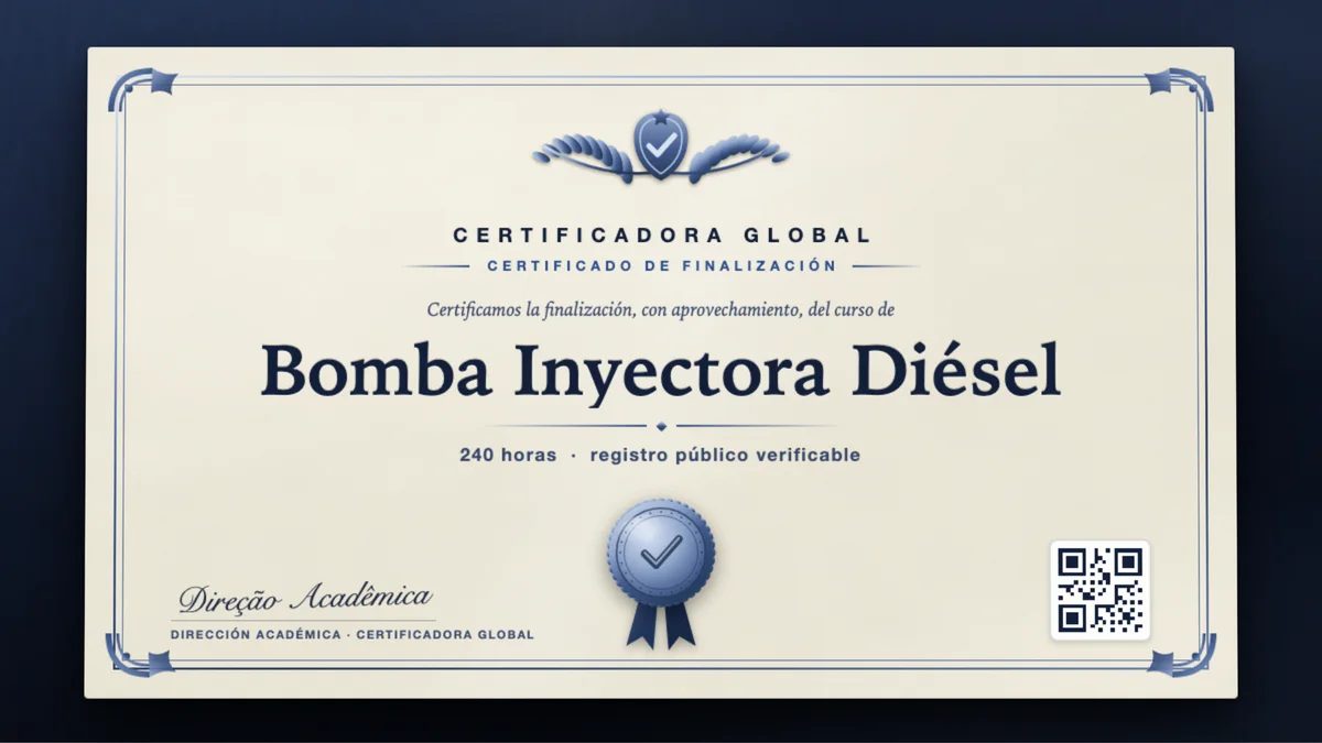 Portada del curso Bomba Inyectora Diésel
