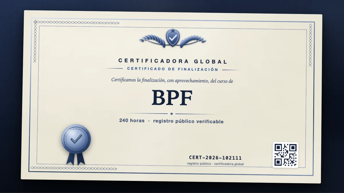 Portada del curso BPF