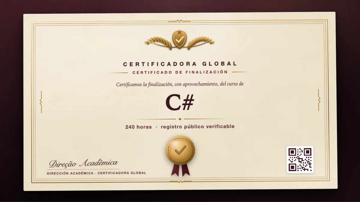 Portada del curso C#