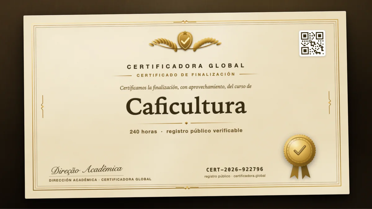 Portada del curso Caficultura