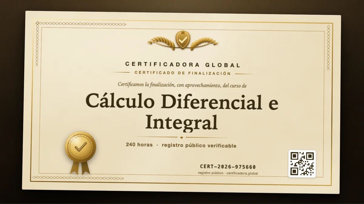 Portada del curso Cálculo Diferencial e Integral