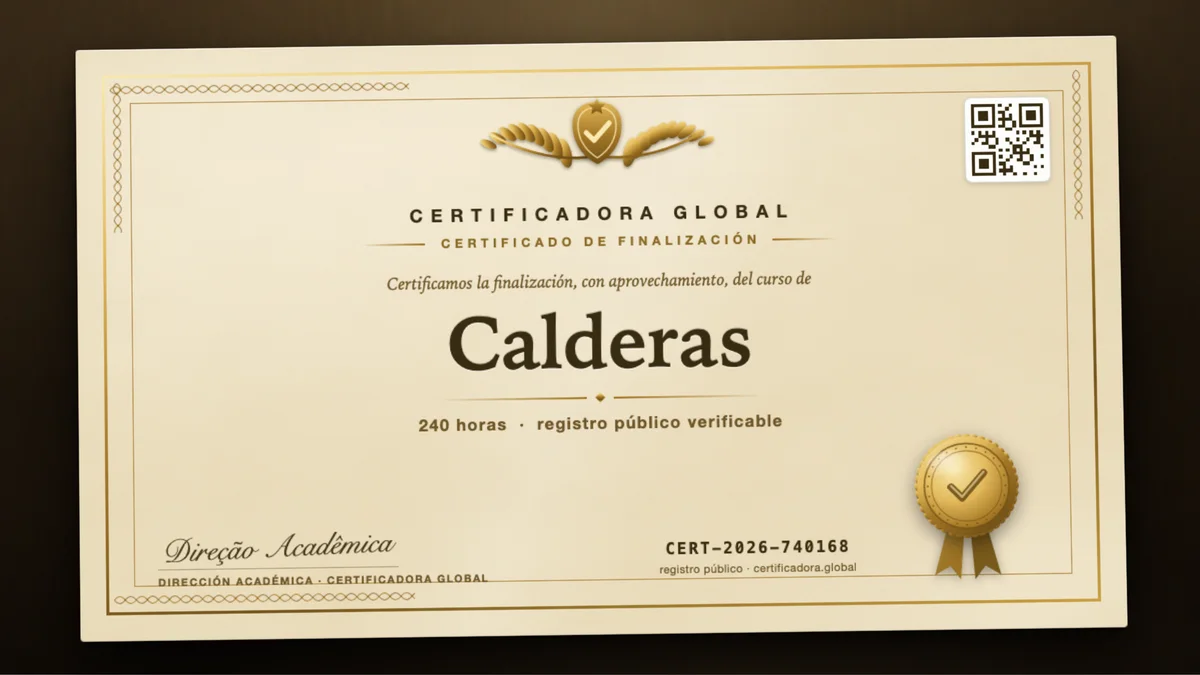 Portada del curso Calderas