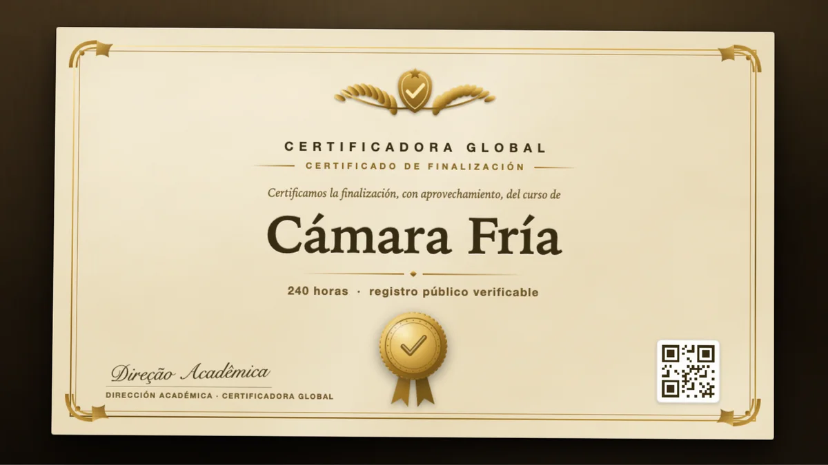 Portada del curso Cámara Fría