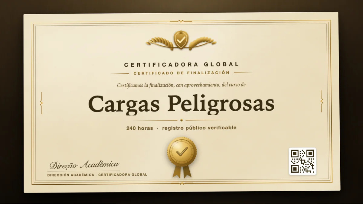 Portada del curso Cargas Peligrosas