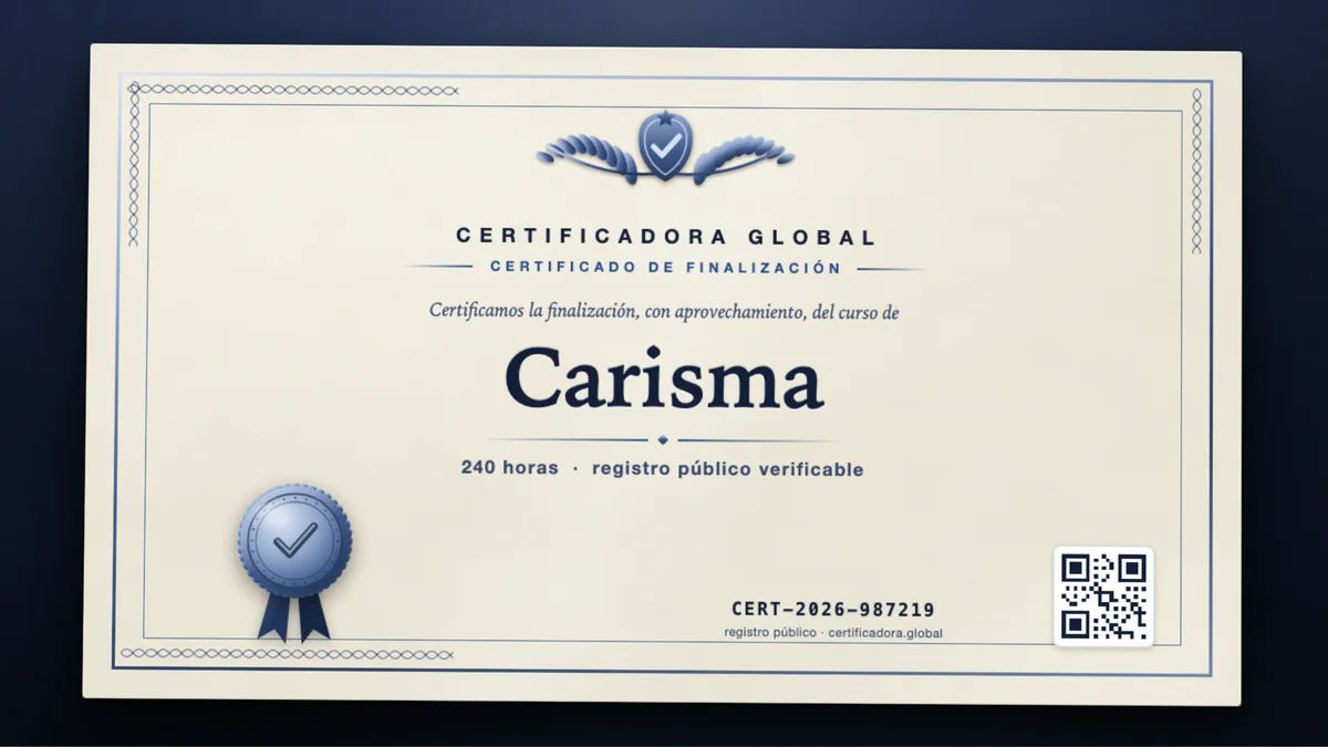 Portada del curso Carisma